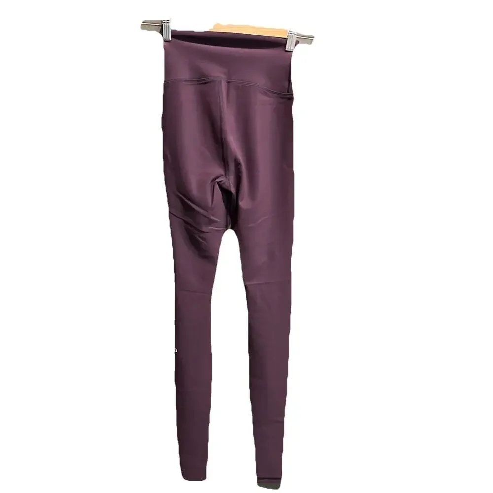 Alo Yoga Purple Cutouts Women's Activewear Leggings‎ Size XXS